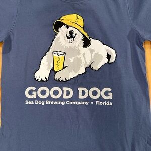 Sea Dog original brewing Florida Treasure Island M Blue T-Shirt